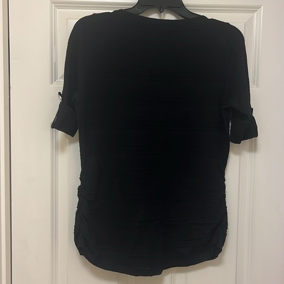 NWT Apt.9 Short Sleeve Sweater Shirt- Size M - Picture 2 of 15